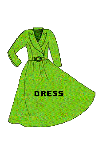 imaxe dun vestido de cor verde