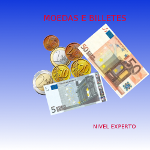 Imaxe de moedas e billetes que permite o acceso s actividades nivel experto