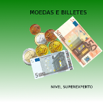 Imaxe de moedas e billetes que permite o acceso s actividades nivel superexperto